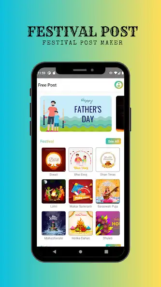 Play Festival Post:Post Maker as an online game Festival Post:Post Maker with UptoPlay