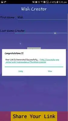 Play Festival Wish Creator