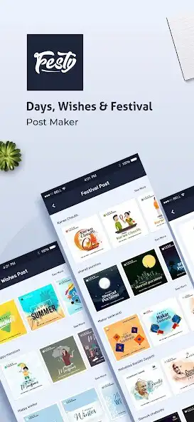 Play Festy : Festival Post Maker  and enjoy Festy : Festival Post Maker with UptoPlay