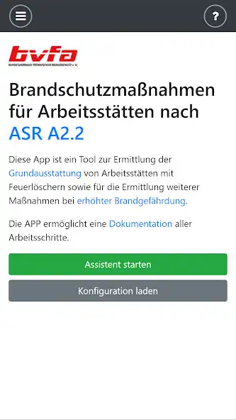 Play Feuerlöscher-Rechner ASR A2.2  and enjoy Feuerlöscher-Rechner ASR A2.2 with UptoPlay