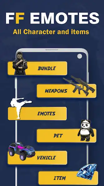 Play FFEmotes Viewer as an online game FFEmotes Viewer with UptoPlay