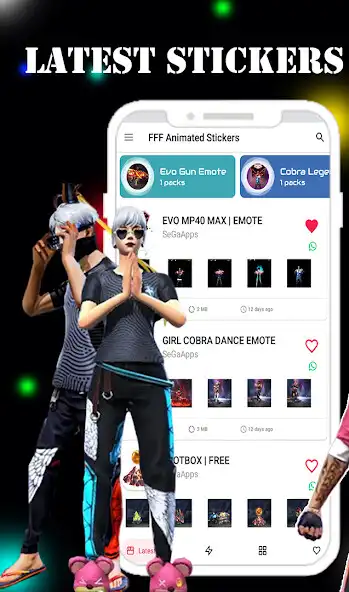 Play FFF FF- Animated Sticker  and enjoy FFF FF- Animated Sticker with UptoPlay