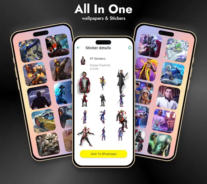 Play FFF Stickers - WAStickerApp  and enjoy FFF Stickers - WAStickerApp with UptoPlay