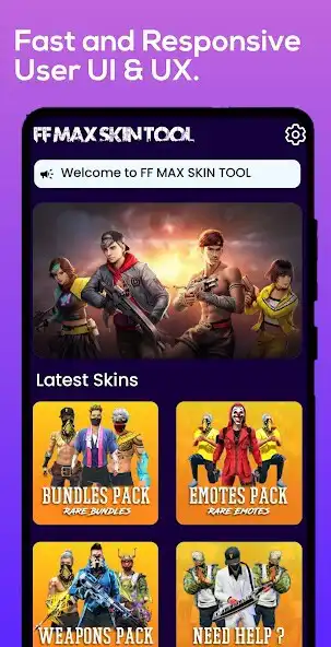 Play FF Skin Tools Max  and enjoy FF Skin Tools Max with UptoPlay