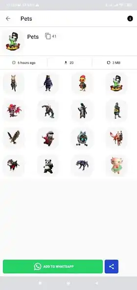 Play FF Stickers for whatsapp as an online game FF Stickers for whatsapp with UptoPlay