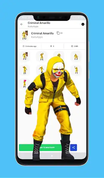 Play FF Stickers para whatsapp  and enjoy FF Stickers para whatsapp with UptoPlay