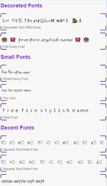 Play ff stylish name as an online game ff stylish name with UptoPlay