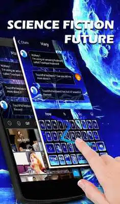 Play Fiction Future Keyboard Theme