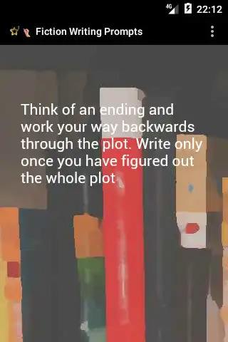 Play Fiction Writing Prompts as an online game Fiction Writing Prompts with UptoPlay