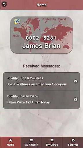 Play Fidelity Card - Client as an online game Fidelity Card - Client with UptoPlay