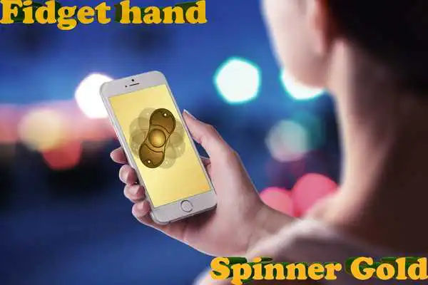 Play Fidget hand spinner gold Play Fidget hand spinner gold