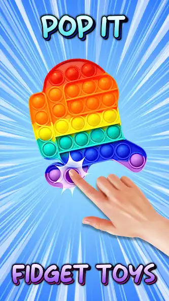 Play Fidget Pop It Games 2 as an online game Fidget Pop It Games 2 with UptoPlay