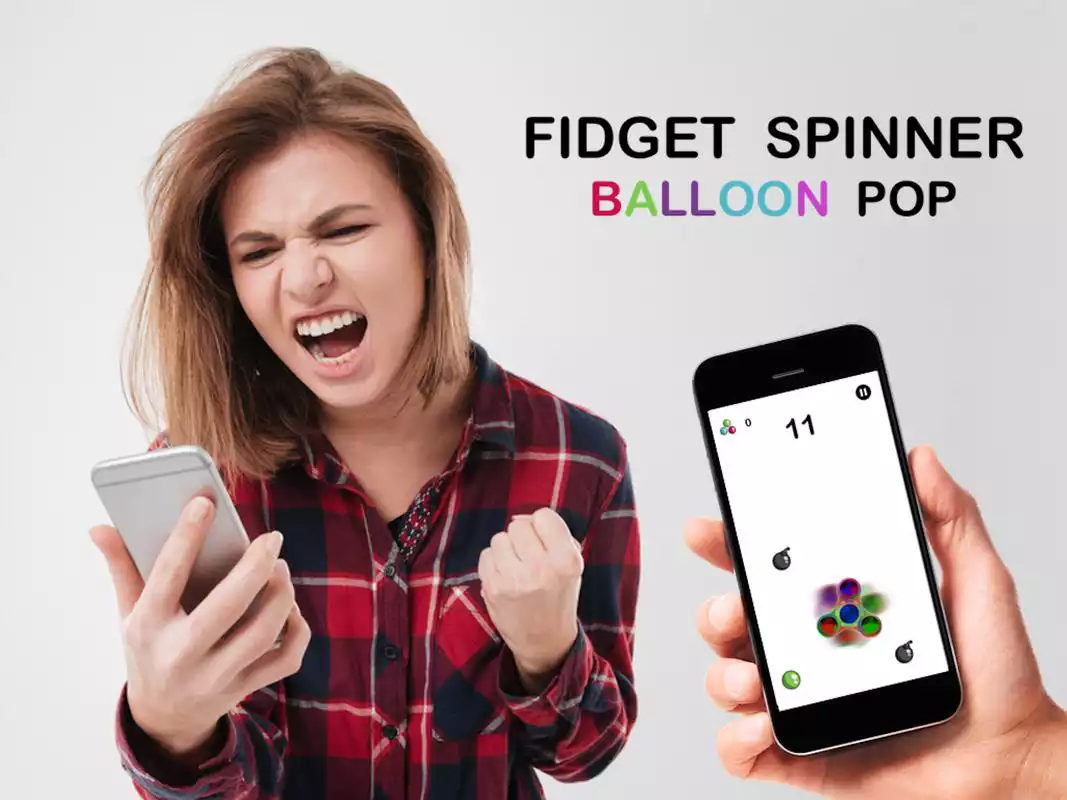 Play Fidget Spinner - Balloon Pop