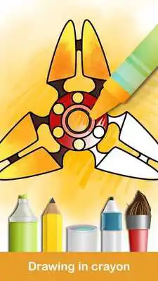 Play Fidget Spinner Coloring Books