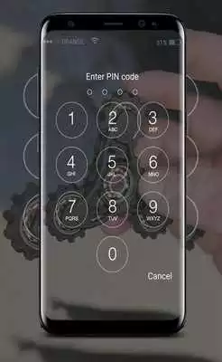 Play Fidget Spinner Fingerprint Lock screen wallpaper