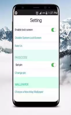 Play Fidget Spinner Fingerprint Lock screen wallpaper