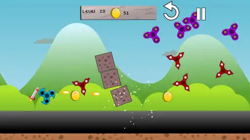 Play Fidget Spinner Hill Race  and enjoy Fidget Spinner Hill Race with UptoPlay