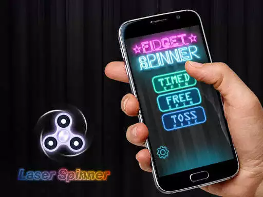Play Fidget spinner laser glow
