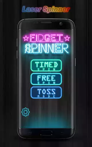 Play Fidget spinner laser glow