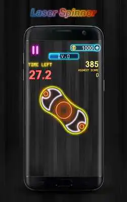 Play Fidget spinner laser glow