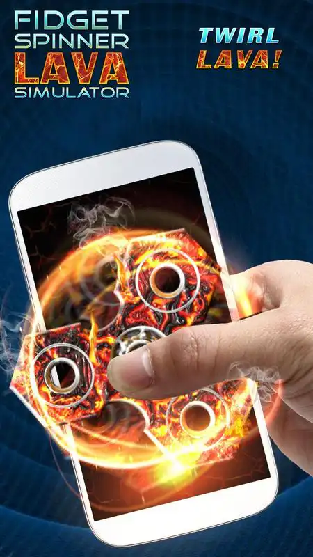Play Fidget Spinner Lava Simulator