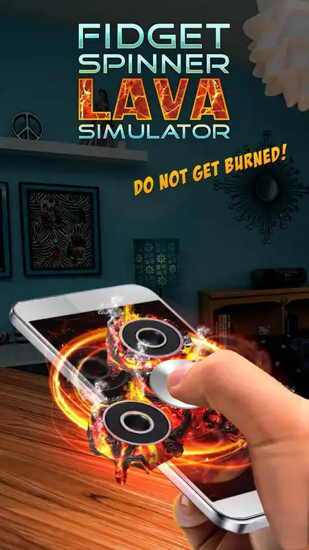 Play Fidget Spinner Lava Simulator