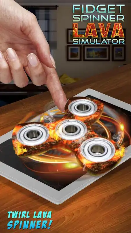Play Fidget Spinner Lava Simulator