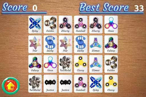 Play Fidget Spinner Matching Memory Pair as an online game Fidget Spinner Matching Memory Pair with UptoPlay