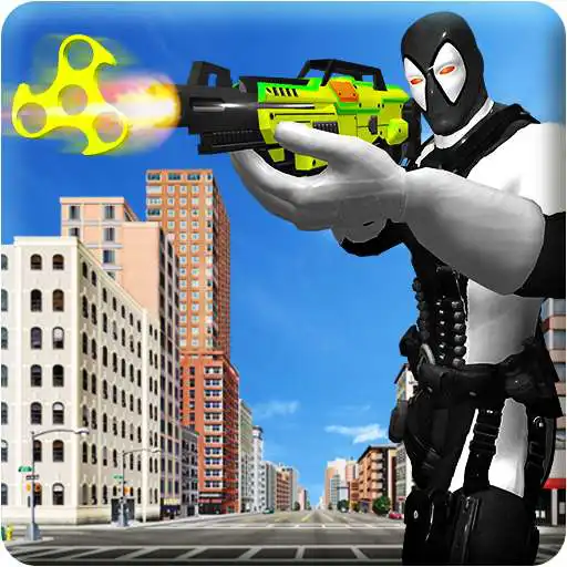 Free play online Fidget Spinner Shooter - Toy Gun Gangsters Battle  APK