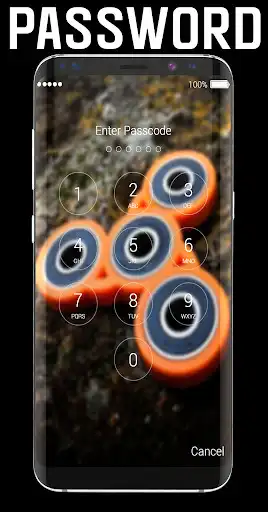 Play Fidget Spinners Lock Screen