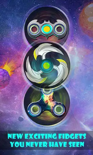 Play Fidget Spinner : Space Simulator as an online game Fidget Spinner : Space Simulator with UptoPlay