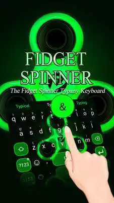 Play Fidget Spinner Tech ThemeEmoji Keyboard