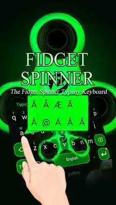 Play Fidget Spinner Tech ThemeEmoji Keyboard