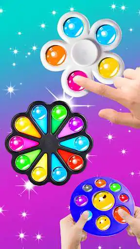 Play Fidget Toys 3D:Pop it Games as an online game Fidget Toys 3D:Pop it Games with UptoPlay