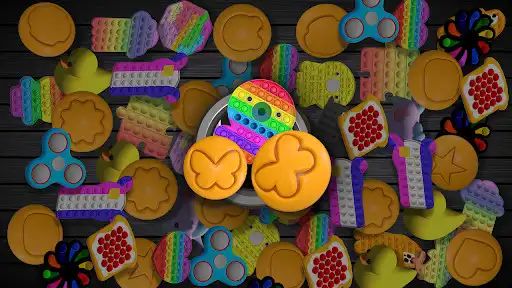 Play Fidget Toys Match 3D: pop it - Antistress Fidgets  and enjoy Fidget Toys Match 3D: pop it - Antistress Fidgets with UptoPlay