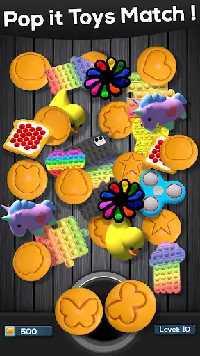 Play Fidget Toys Match 3D: pop it - Antistress Fidgets as an online game Fidget Toys Match 3D: pop it - Antistress Fidgets with UptoPlay
