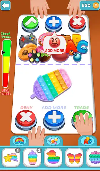 Play Fidget Trading: 3D Toys Pop It as an online game Fidget Trading: 3D Toys Pop It with UptoPlay