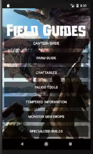 Play Field Guides for MHW as an online game Field Guides for MHW with UptoPlay