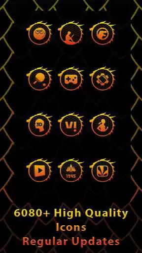 Play Fiery Dragon Icons as an online game Fiery Dragon Icons with UptoPlay