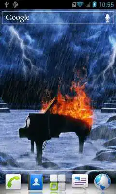 Play Fiery music in the rain LWP Play Fiery music in the rain LWP