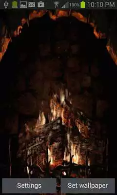 Play Fiery Place Live Wallpaper