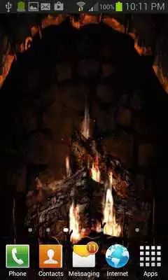 Play Fiery Place Live Wallpaper