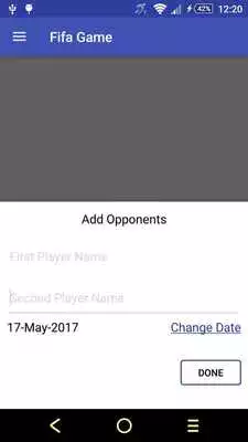 Play Fifa Game Score Recorder
