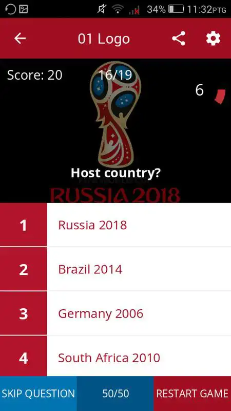 Play FIFA World Cup Trivia