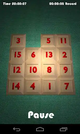 Play Fifteen 3D as an online game Fifteen 3D with UptoPlay