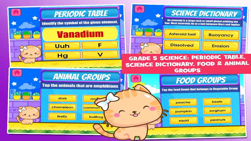 Play Fifth Grade Learning Games as an online game Fifth Grade Learning Games with UptoPlay