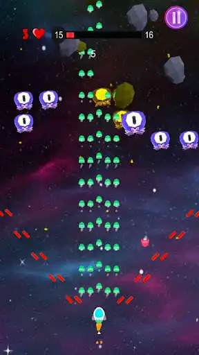 Play Fight Aliens  - Space Shooter as an online game Fight Aliens  - Space Shooter with UptoPlay