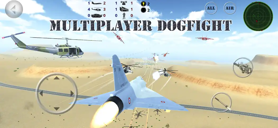 Play Fighter 3D Multiplayer - Intense air combat  and enjoy Fighter 3D Multiplayer - Intense air combat with UptoPlay