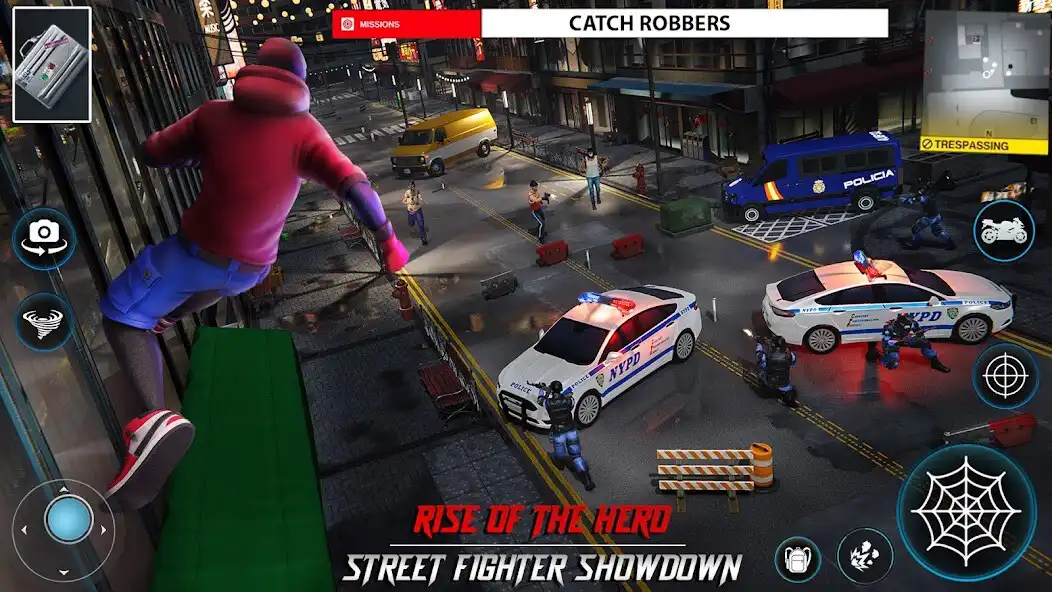 Play Fighter Hero - Spider Fight 3D as an online game Fighter Hero - Spider Fight 3D with UptoPlay