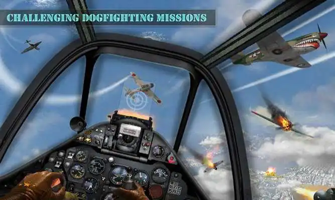 Play Fighter Jet Attack Air Combat: World War 2 Battle